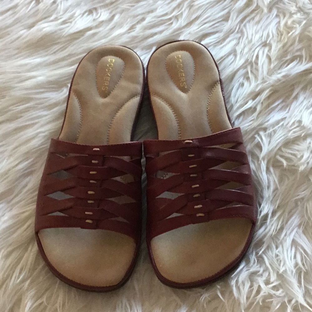Nwob burnt red sandals